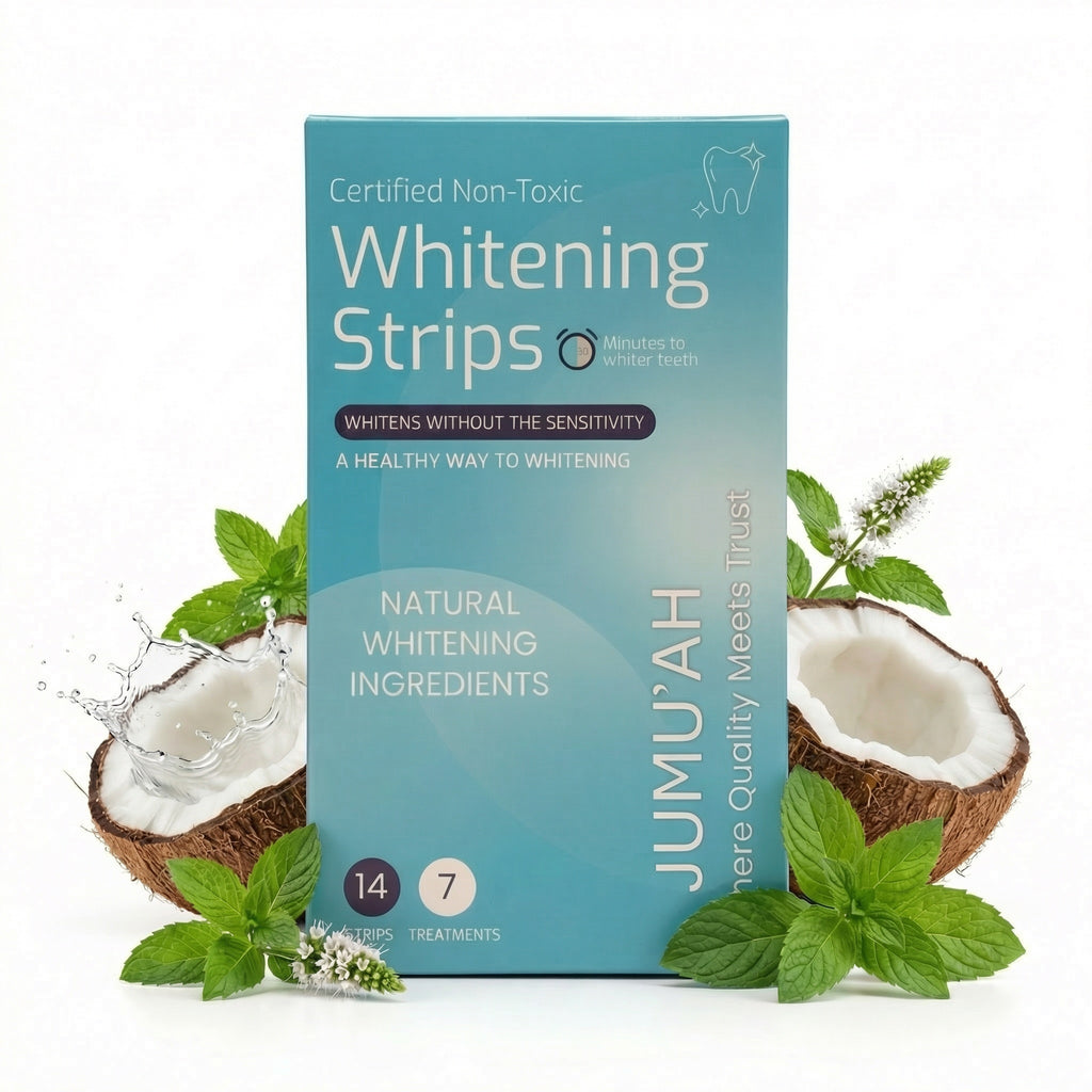Jumu’ah Teeth Whitening Strips - 7 Treatments - 14 Strips