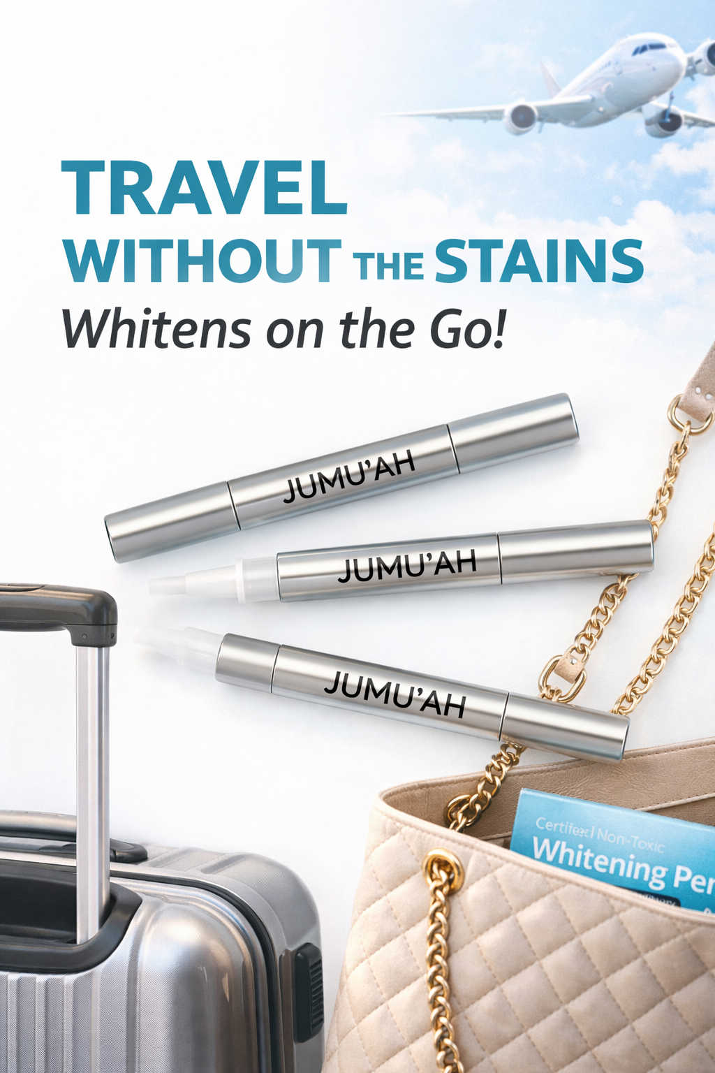 Teeth Whitening Pen 3 Pcs - 2ML Each