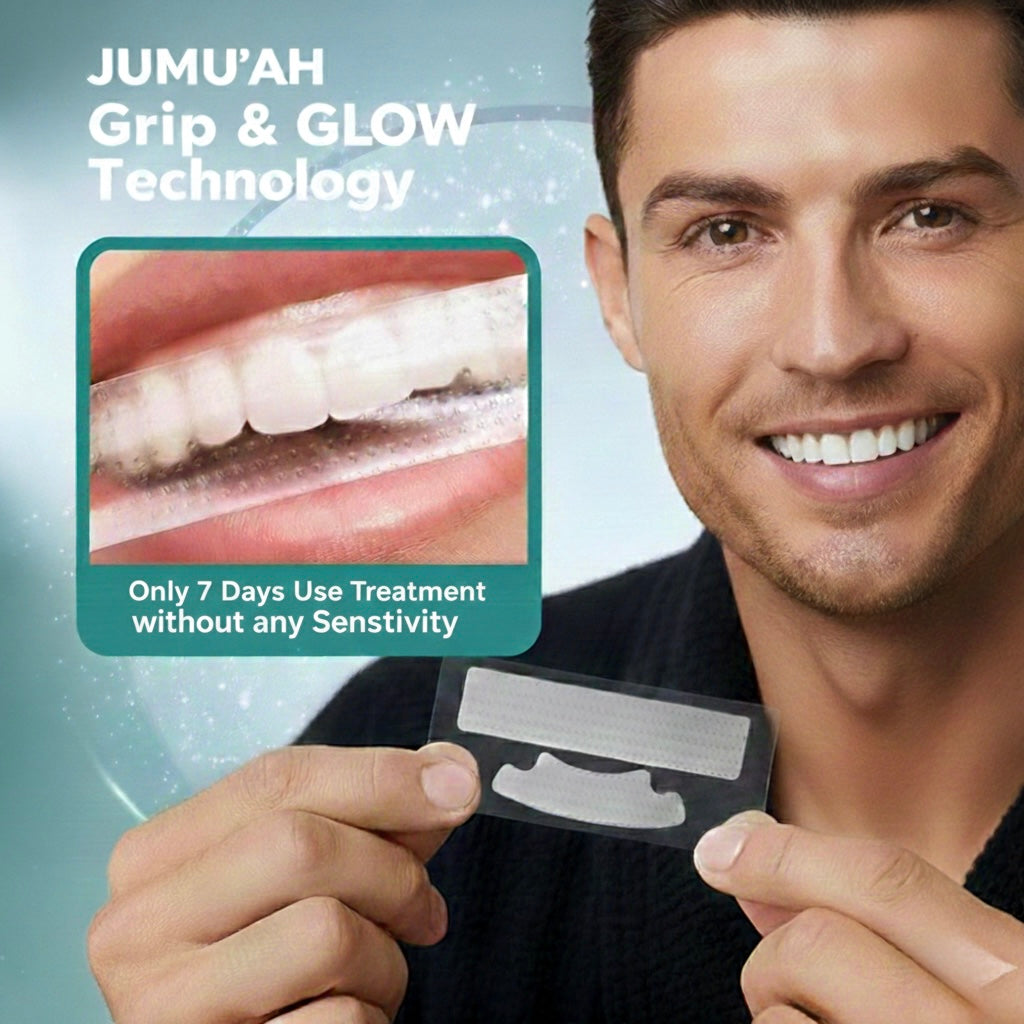 Jumu’ah Teeth Whitening Strips - 14 Treatments - 28 Strips