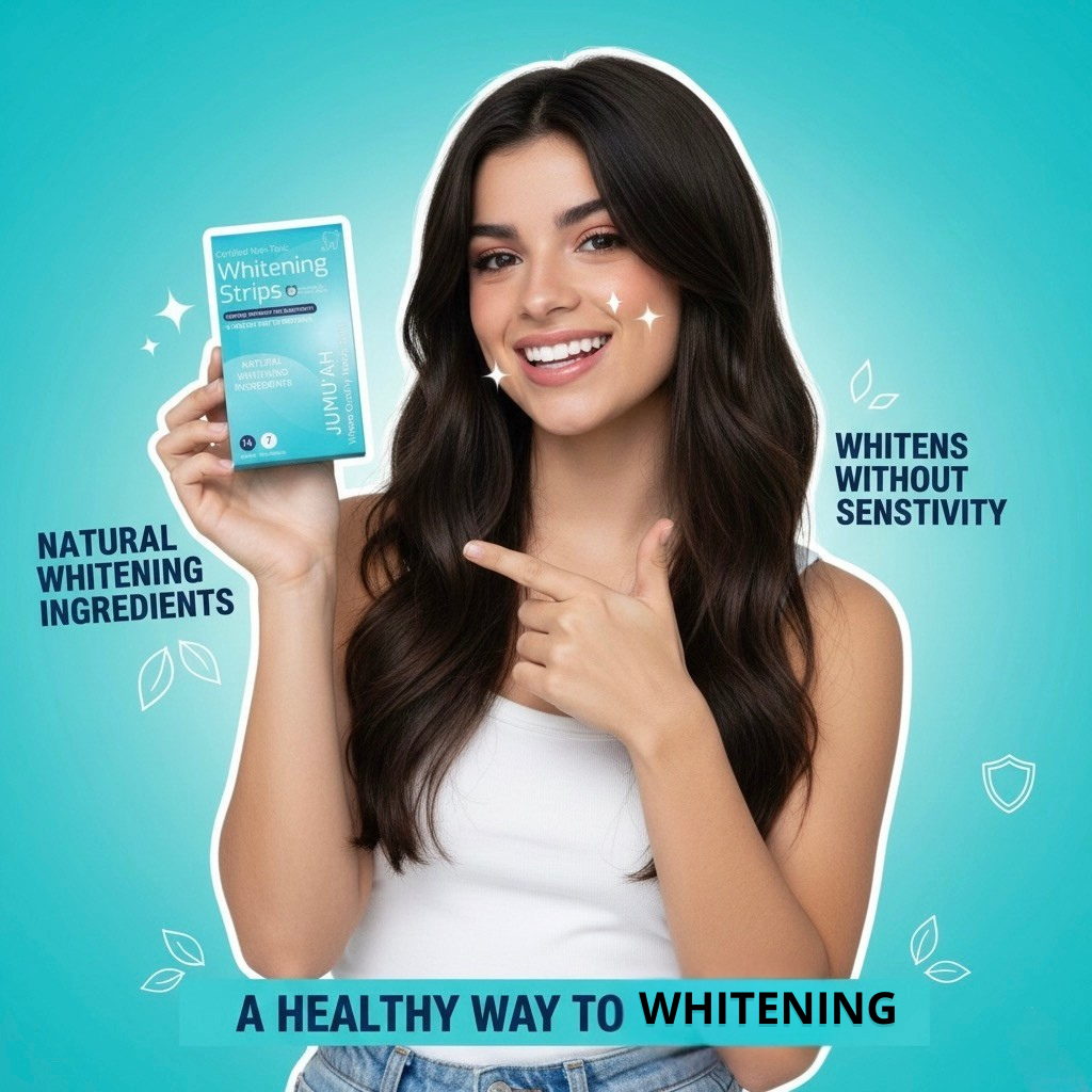 Jumu’ah Teeth Whitening Strips - 7 Treatments - 14 Strips