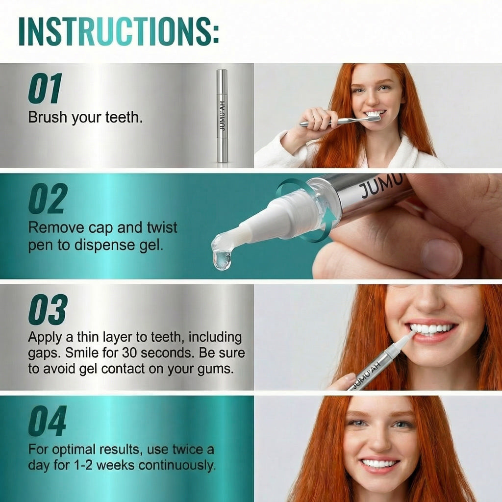 Teeth Whitening Pen 3 Pcs - 2ML Each